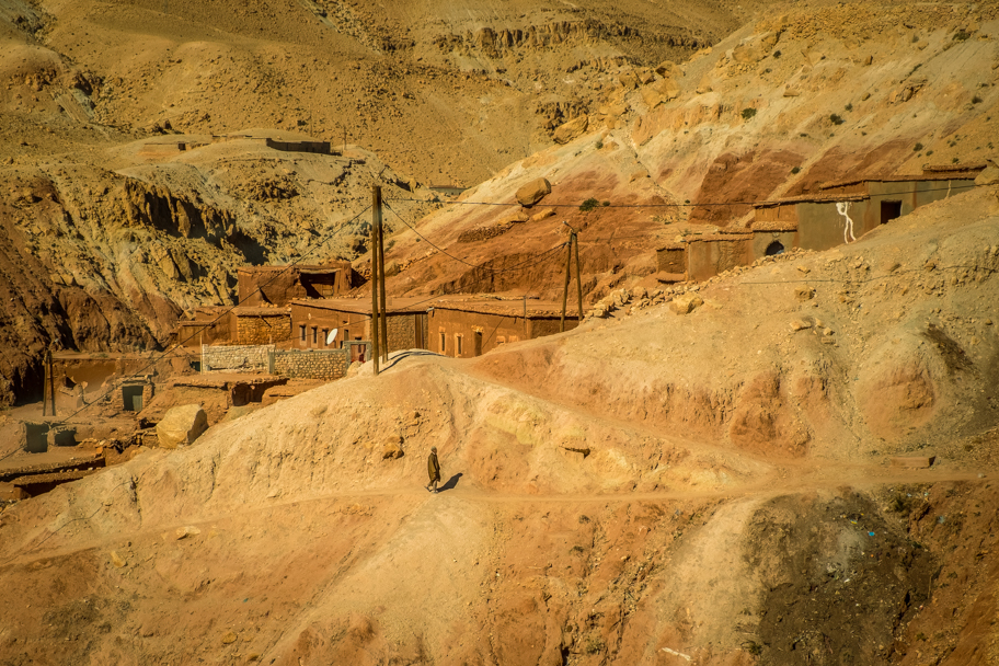 Moroccan earthen clay architecture, Ouarzazate Province| Barbara Cameron Pix | Food & Travel Photographer