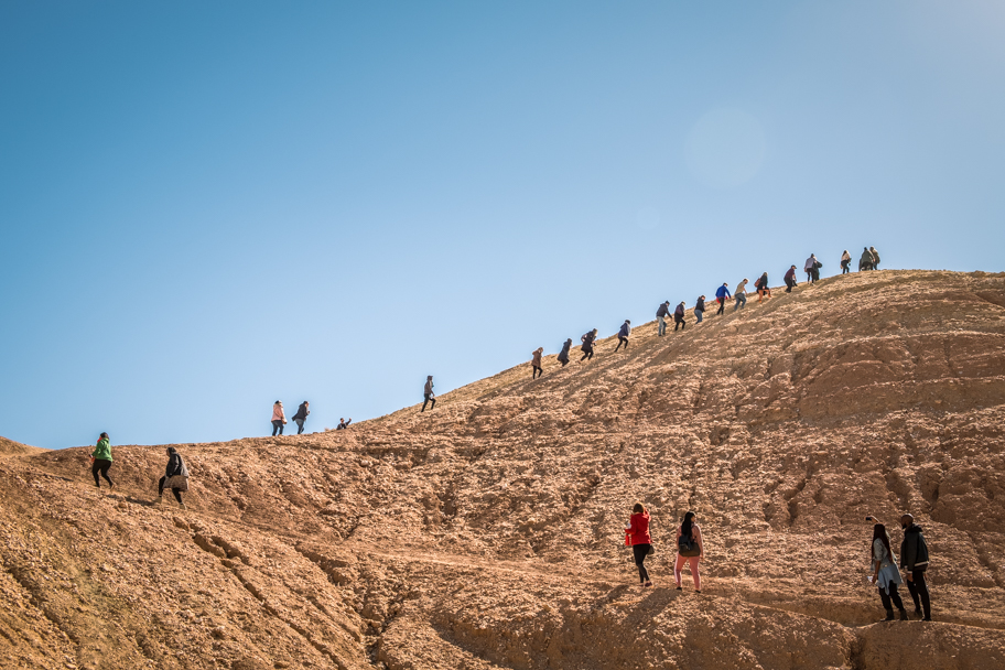 Tourists at Ait Ben Haddou, Ouarzazate Province, Morocco| Barbara Cameron Pix | Food & Travel Photographer