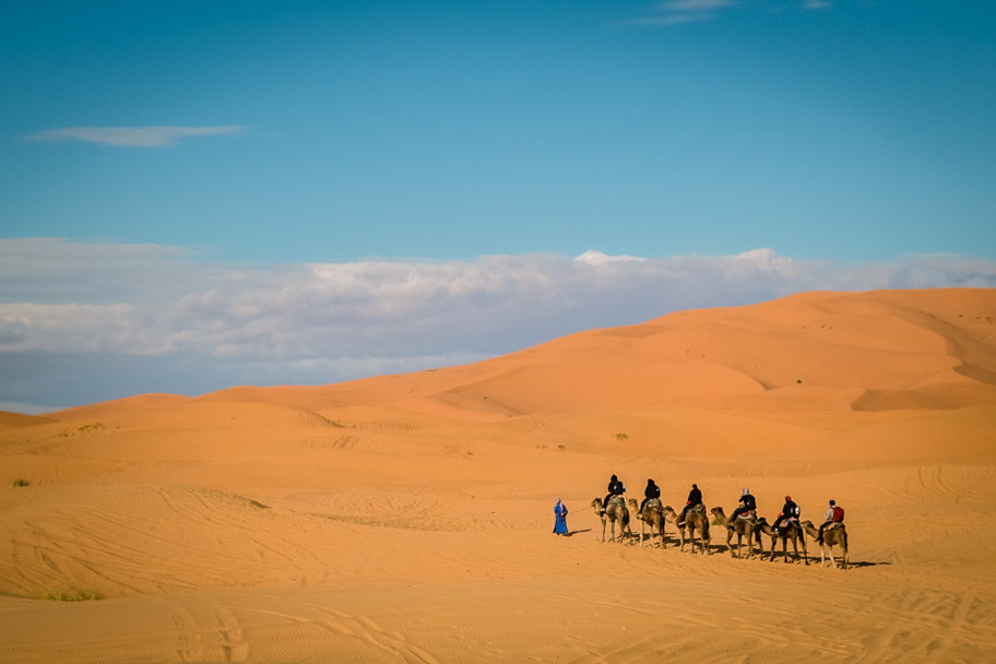 Camel trek in the Sahara Desert, Morocco | Barbara Cameron Pix | Food & Travel Photographer