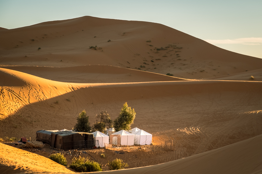 Outdoor tent camp, Sahara Desert, Morocco | Barbara Cameron Pix | Food & Travel Photographer