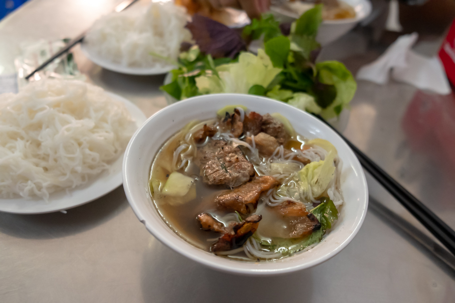 One bowl of bun cha in Hanoi, Vietnam. Photo by Barbara Cameron Pix, Food & Travel Photographer