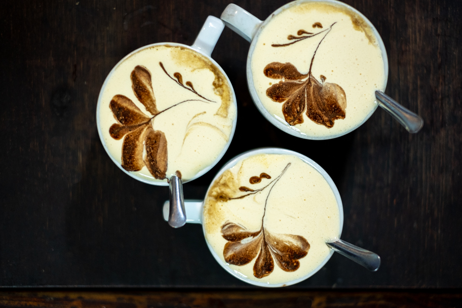 Egg Coffee at Cafe Dinh, Hanoi, Vietnam | Barbara Cameron Pix | Food & Travel Photographer